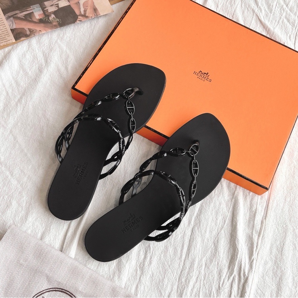 Hermes women's slippers - Picture 5 of 8